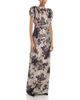 Erdem Erdem Textured Satin Short Sleeve Gown - 1