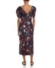 Erdem Erdem Textured Satin V Neck Mini Pencil Dress - 4
