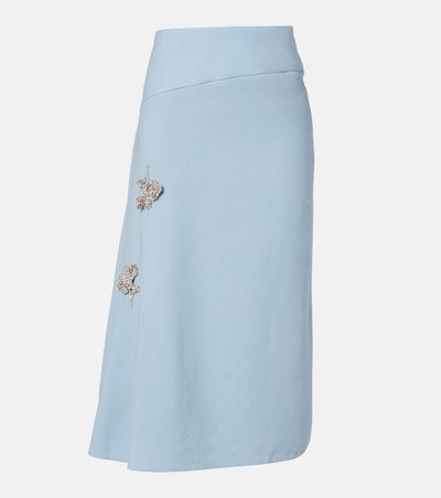Erdem Erdem Virgin wool midi skirt