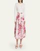 Erdem Floral-Print Cotton Midi Skirt - 6