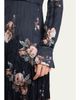 Erdem Floral Crushed Satin Crewneck Midi Dress - 5