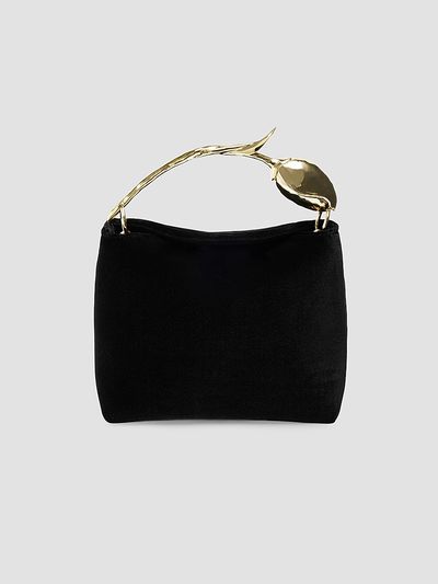 Erdem Women's Bloom Mini Velvet Top Handle Bag