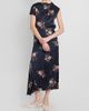 Erdem Women's Draped Floral Crushed Satin Top - 2
