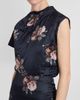 Erdem Women's Draped Floral Crushed Satin Top - 5