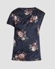 Erdem Women's Draped Floral Crushed Satin Top - 6