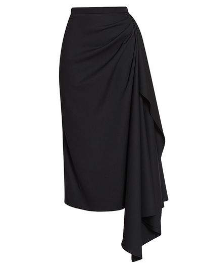 Erdem Women's Draped Midi Pencil Skirt