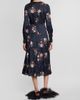 Erdem Women's Floral Crushed Satin Crewneck Midi Dress - 3