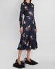 Erdem Women's Floral Crushed Satin Crewneck Midi Dress - 4