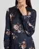 Erdem Women's Floral Crushed Satin Crewneck Midi Dress - 5