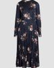 Erdem Women's Floral Crushed Satin Crewneck Midi Dress - 6