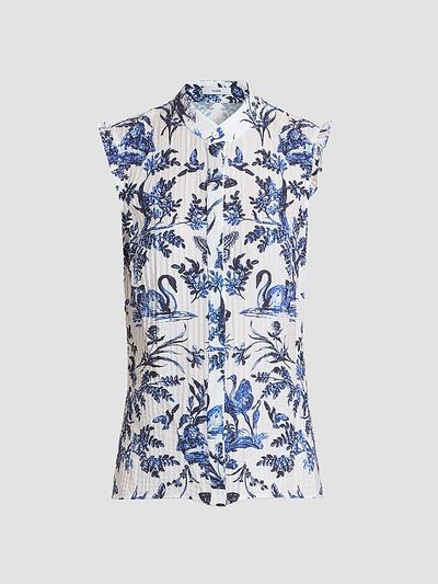 Erdem Women's Floral Jacquard Button-Front Shirt