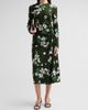 Erdem Women's Floral Ponte Long-Sleeve Midi Dress - 2