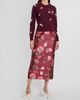 Erdem Women's Floral Satin Midi Skirt - 2