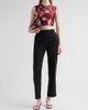 Erdem Women's Floral Textured Satin Crop Top - 2