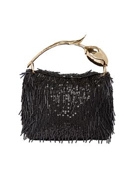 Erdem Women's Mini Bloom Beaded & Sequined Top Handle Bag