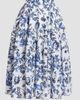 Erdem Women's Printed Crinkled Midi Skirt - 1