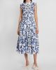 Erdem Women's Printed Crinkled Midi Skirt - 2