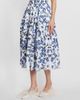 Erdem Women's Printed Crinkled Midi Skirt - 4