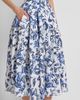 Erdem Women's Printed Crinkled Midi Skirt - 5