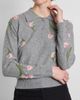 Erdem Women's Rib-Knit Floral Merino Wool Sweater - 5