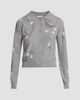 Erdem Women's Rib-Knit Floral Merino Wool Sweater - 6