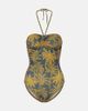 Eres Eres Ailleurs printed halterneck swimsuit - 1