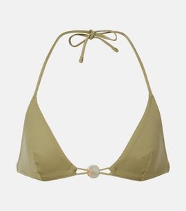 Eres Eres Alva embellished bikini top