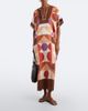 Eres Eres Berry printed silk twill kaftan - 2