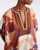 Eres Eres Berry printed silk twill kaftan - 3