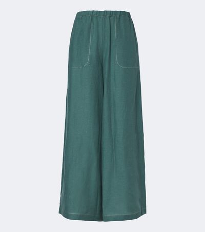 Eres Eres Éblouissant linen wide-leg pants