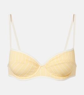 Eres Eres Coconut striped bikini top