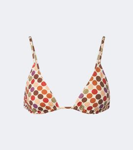 Eres Eres Colorful polka-dot bikini top