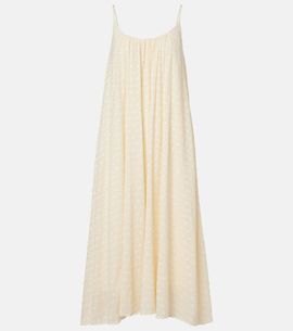 Eres Eres Confidentielle silk and cotton midi dress