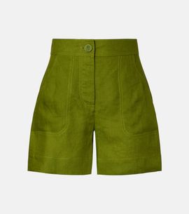 Eres Eres Correct high-rise linen shorts