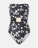 Eres Eres Courtois floral bandeau swimsuit - 1