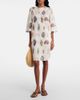 Eres Eres Creme printed coton and silk minidress - 2
