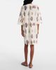 Eres Eres Creme printed coton and silk minidress - 3