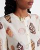 Eres Eres Creme printed coton and silk minidress - 4