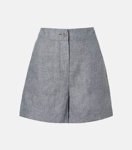 Eres Eres EnjouÃ©e linen shorts