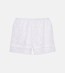Eres Eres Floralie floral cotton-blend voile shorts