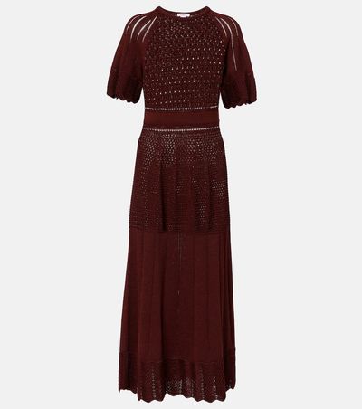 Eres Eres Imaginaire cotton-blend maxi dress