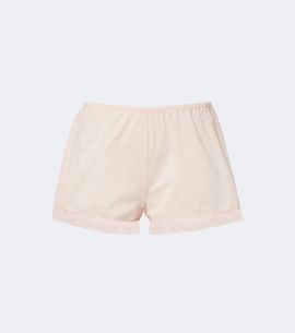 Eres Eres Lightness lace-trimmed cotton shorts