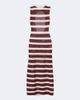 Eres Eres Régulière striped cotton-blend midi dress - 1