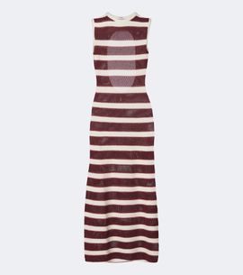Eres Eres Régulière striped cotton-blend midi dress