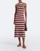 Eres Eres Régulière striped cotton-blend midi dress - 2