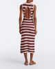 Eres Eres Régulière striped cotton-blend midi dress - 5