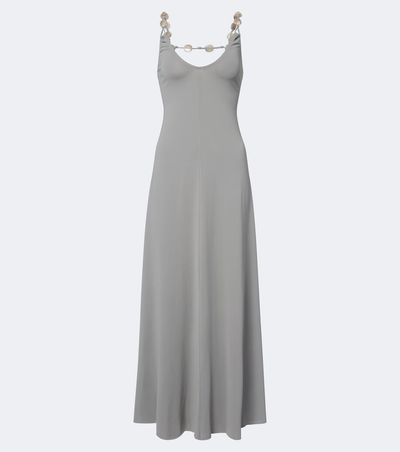 Eres Eres Sculpturale embellished jersey maxi dress