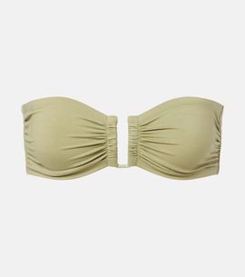 Eres Eres Show gathered bandeau bikini top