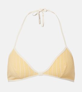 Eres Eres Sunshine striped bikini top