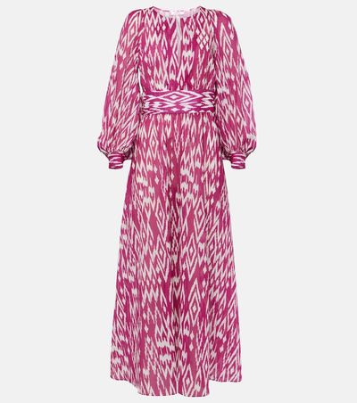 Eres Eres Tornado balloon-sleeve maxi dress